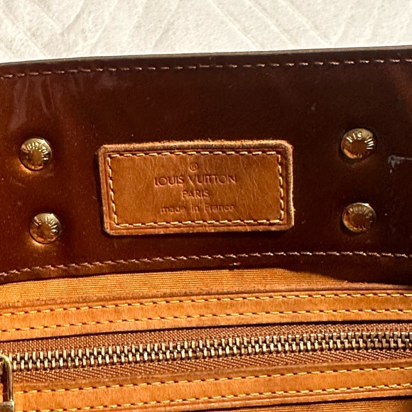 louis vuitton bronze vernis handbag - Picture 8 of 15